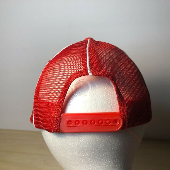Wurth Tour De Suisse Hat Cap Spell Out Logo Snap Back Trucker Baseball Dad Red - Picture 5 of 7